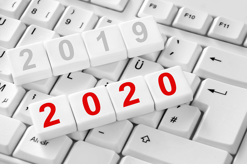 2020,计算机键盘,新年前夕,商务,计算机,社会化网络,技术,私密,网络安全防护