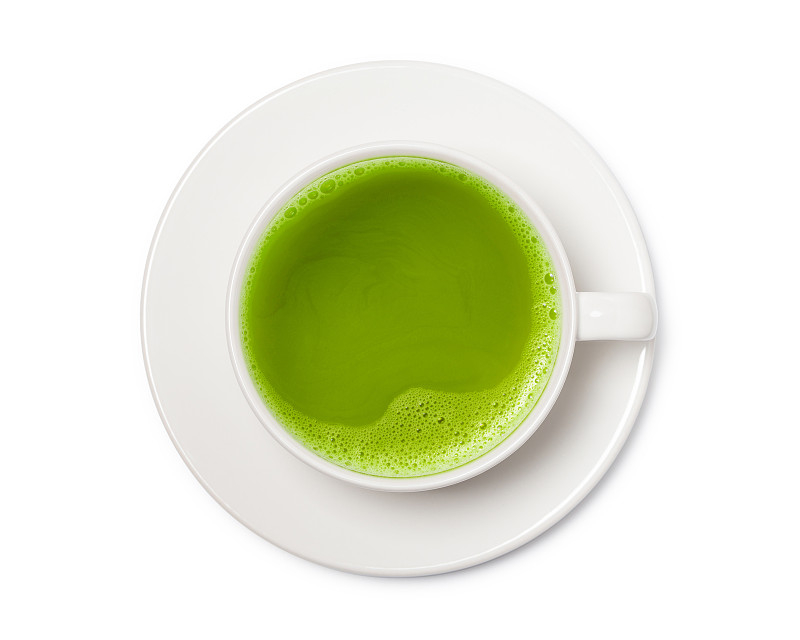 绿茶,背景分离,杯,白色背景,分离着色,视角,饮料,茶,剪贴路径,热