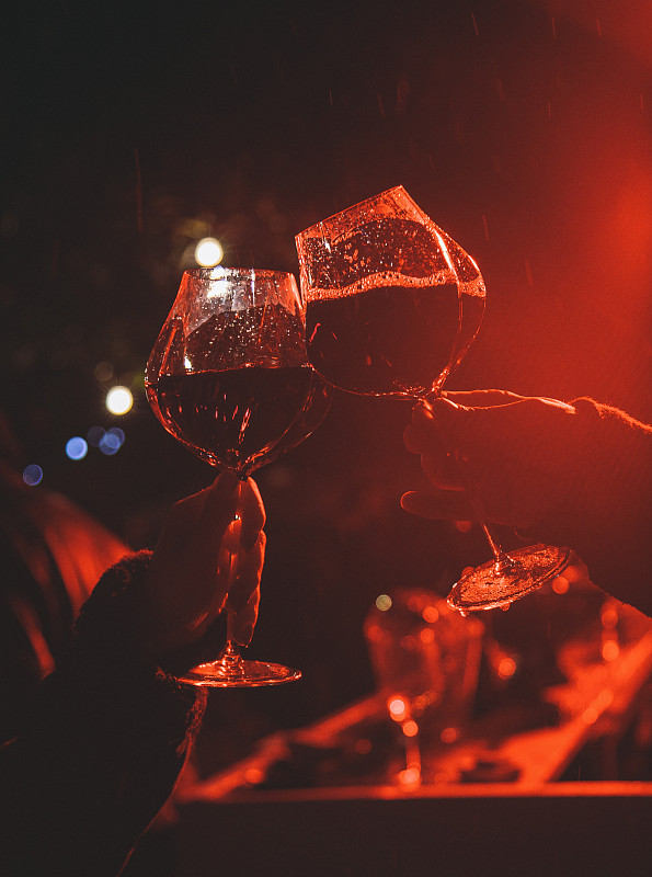 葡萄酒杯,伴侣,事件,葡萄酒,暗色,热情,法国,华贵,浪漫,情人节
