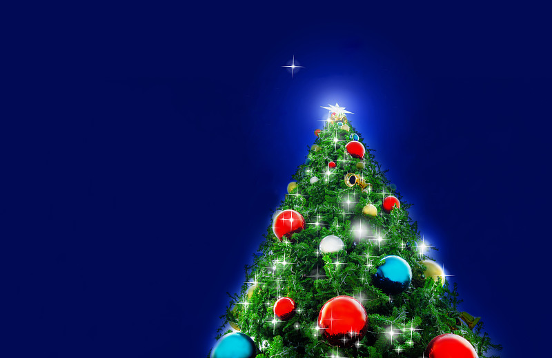 圣诞树,北极星,星尘,寒冷,贺卡,圣诞装饰物,华贵,浪漫,泰国,雪