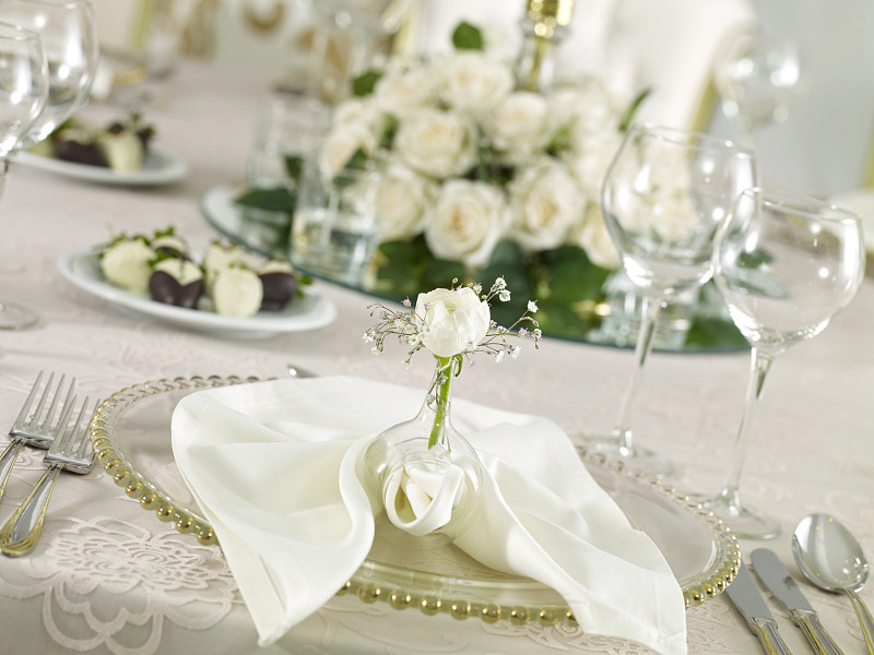 婚礼,桌子,事件,华贵,浪漫,椅子,现代,餐具,桌布,住宅内部