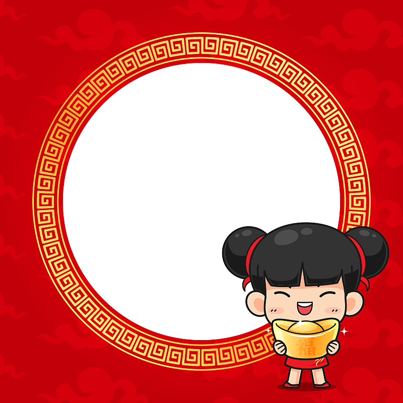 可爱的,中国,女孩,红色,传统服装,红色背景,传统,肖像,传统节日,女人