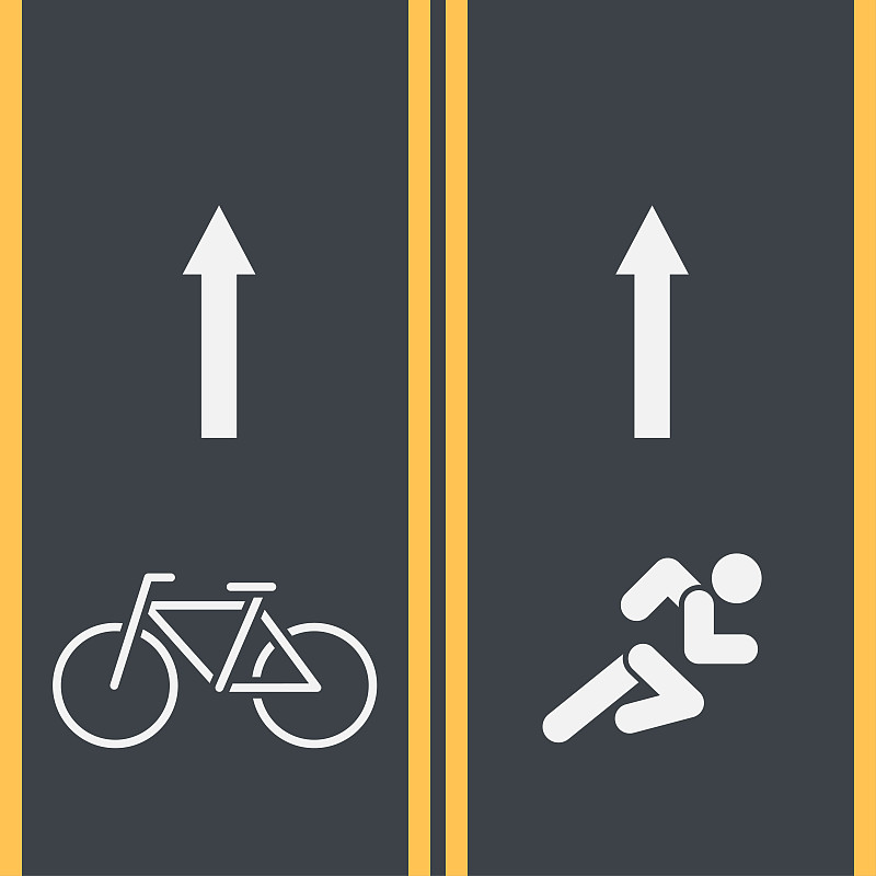沥青,自行车,符号,自行车道,线条,运动,背景分离,交通方式,涂料,田径跑道