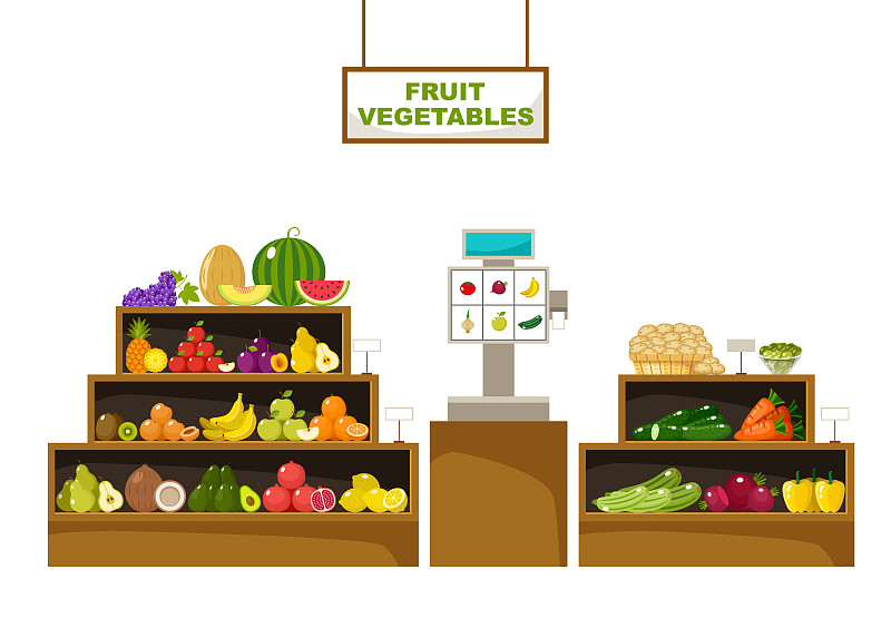 水果,超级市场,灶台,清新,背景分离,食品,食品杂货,橙色,柠檬,西瓜