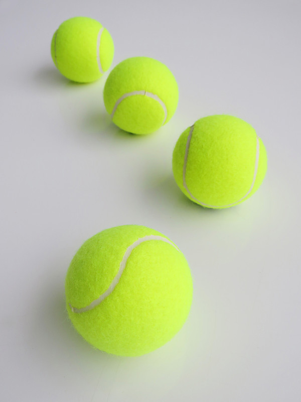 白色背景,网球,成一排,覆盖