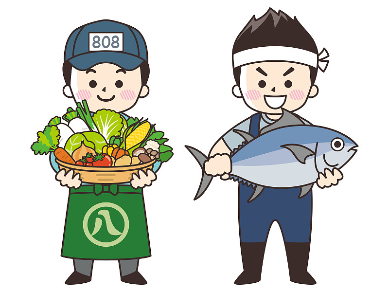 鱼类,商店,可爱的,蔬菜,商务,清新,仅日本人,白菜,姬菇,西红柿