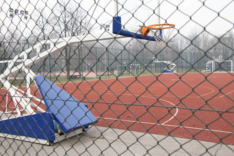 运动,移动式,户外,可调,在之后,金属丝,篮球运动,篱笆,篮球框,后院