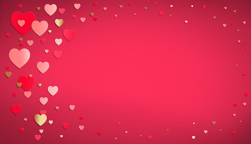 贺卡,边框,浪漫,品红色,情人节卡,简单,模板,三维图形,情人节,幸福