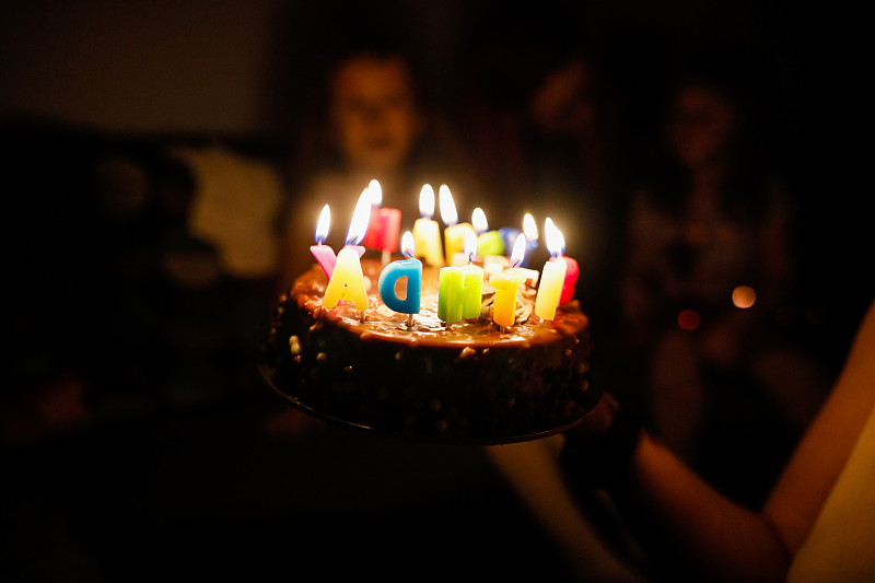 儿童,生日,蜡烛,图像,生日蛋糕,选择对焦,消息,大特写,做