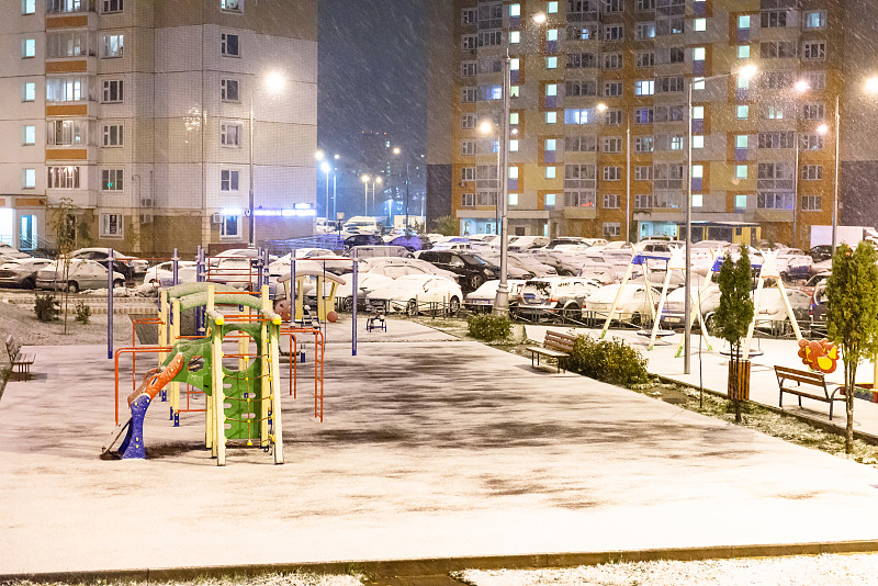 雪,莫斯科,寒冷,汽车,多样,城镇景观,停车楼,小路,机器,户外