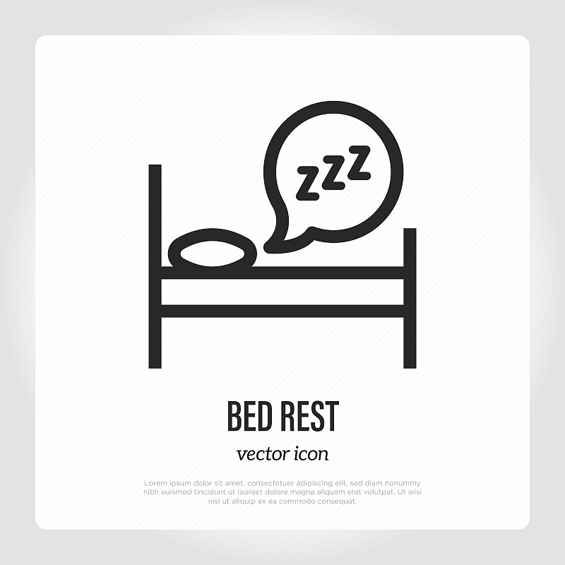 床,细的,汽车旅馆,绘画插图,符号,酒店,矢量,标志,睡觉,休息