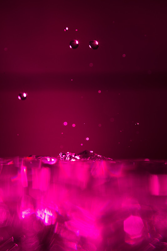 粉色,泡泡,水,湿,视角,纹理效果,平视角,彩色背景,水面,想法