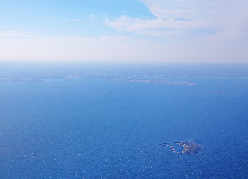 岛,船,斯堪的纳维亚半岛,云景,云,海岸线,波罗的海,波浪,背景,水湾