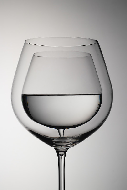 水,抽象,玻璃,饮料,含酒精饮料,空的,纯净,清新,背景分离,玻璃杯