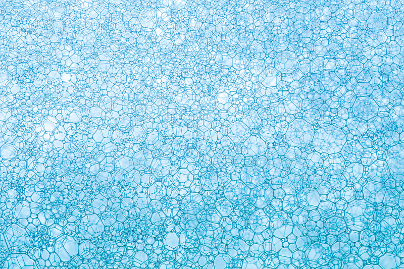 水,纹理效果,泡沫材料,肥皂泡,背景,蓝色,抽象,明亮,球体,泡泡