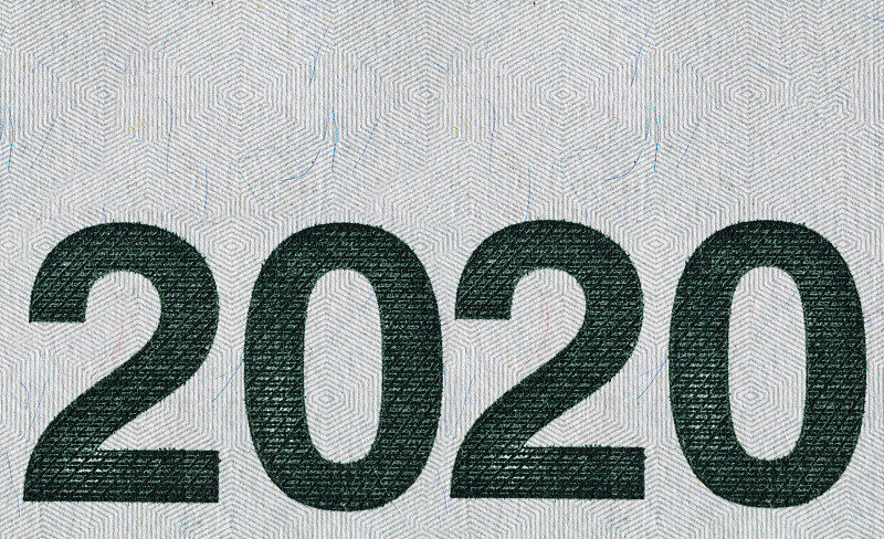 2020,数字,雕刻图像,商务,数字0,新年前夕,股市和交易所,节日,新的,财政年度