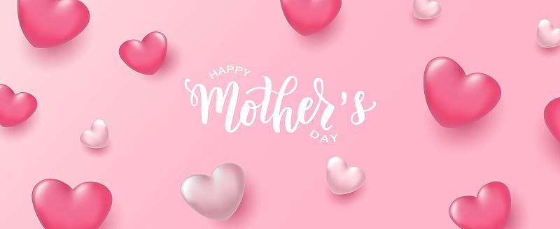 Happy,Mother’s,day,hand,lettering,text.,Good,for,card,,poster,,banner,,invitation,,postcard,,icon.,Vector,illustration.,Lettering,typography.
