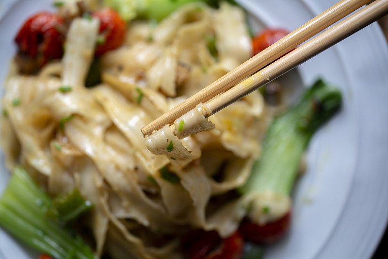 蔬菜,螯虾,自制的,面条,清新,食品,中国食品,中国,对虾,明虾