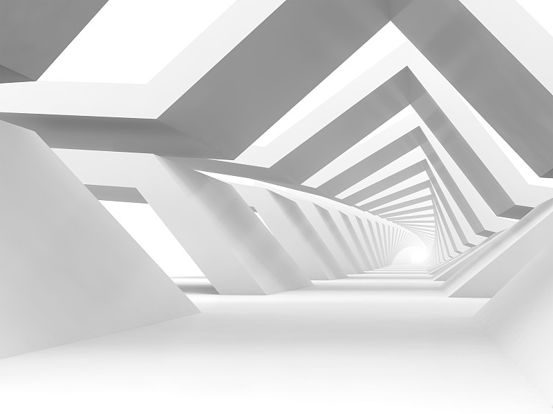 隧道,背景,三维图形,白色,抽象,螺旋,螺线,洞,空的,几何形状