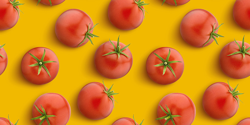 西红柿,平铺,白色背景,分离着色,顶部,视角,蔬菜,清新,一个物体,背景分离