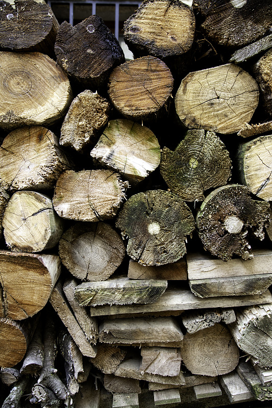 圆木,木制,活力,纹理效果,柴火,横截面,垒起,木料堆,木材,衣柜