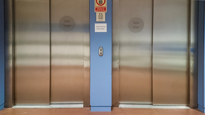 电梯,门,2018,巴伦西亚省,十月,西班牙,数字7