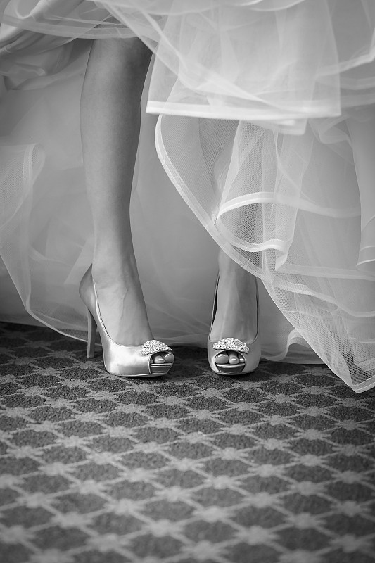 新娘,黑白图片,腿,丝绸,连衣裙,帆布鞋,高处,薄纱