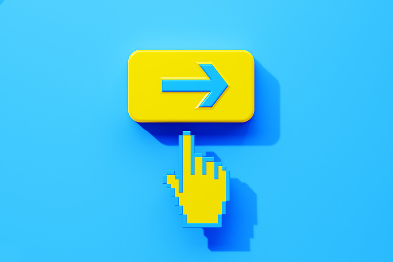 手,箭头符号,光标,按钮,黄色,平衡折角灯,打响指,覆盖
