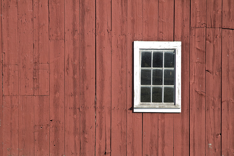 窗户,背景,谷仓,红色,铁路侧线,小的