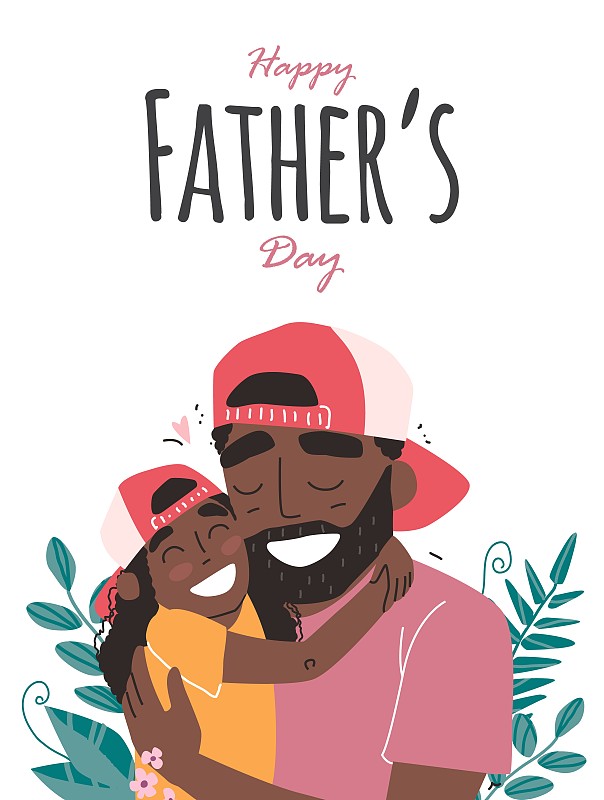 非洲人,幸福,女儿,父亲,家庭,父亲节,黑色,可爱的,抱,微笑