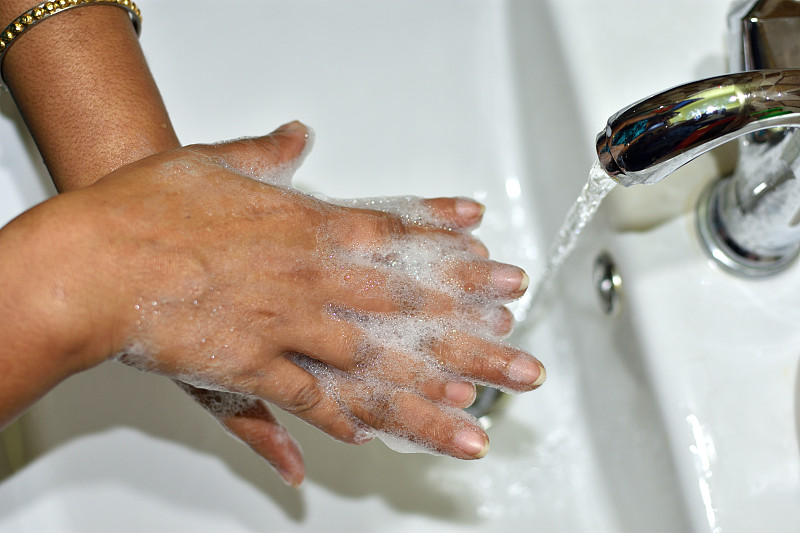 洗手液,手,瘟疫,日冕形病毒,洗涤,水,热,肥皂泡,擦,洗涤