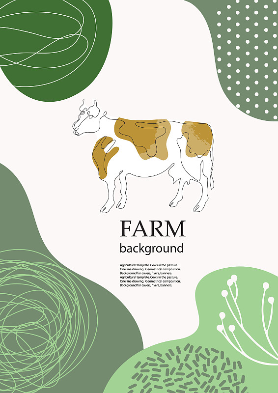 农业,背景,小册子,母牛,线条,一个物体,织品样本,奶制品,绘制