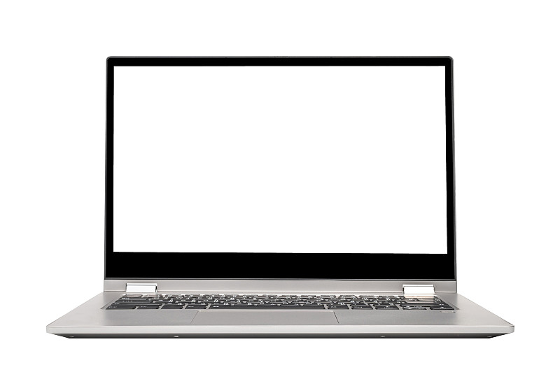 现代,灰色,白色背景,银色,背景分离,笔记本电脑,分离着色,彩色图片,商务,健康保健
