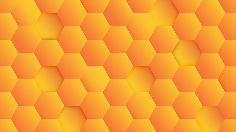 蜂蜜,几何形状,纹理,纸,六边形,黄色,绘画插图,抽象,橙色,矢量