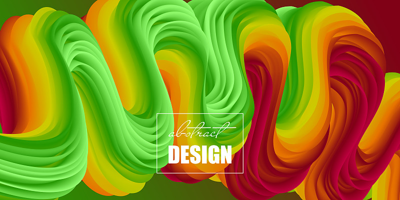 抽象,液体,模板,现代,色彩鲜艳,色彩饱和,手册封面,三维图形,色彩渐变,概念