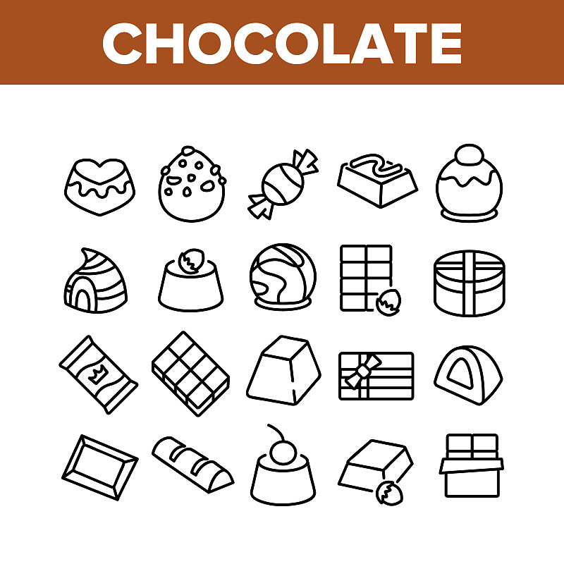 符号,矢量,巧克力,甜食,食品,樱桃,糖果,甜点心,品牌名称,背景