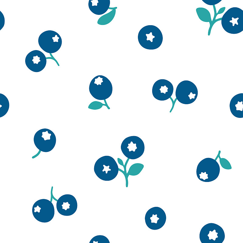 蓝莓,四方连续纹样,纺织品,简单,熟的,复古风格,瓷砖,黑刺莓,现代,植物