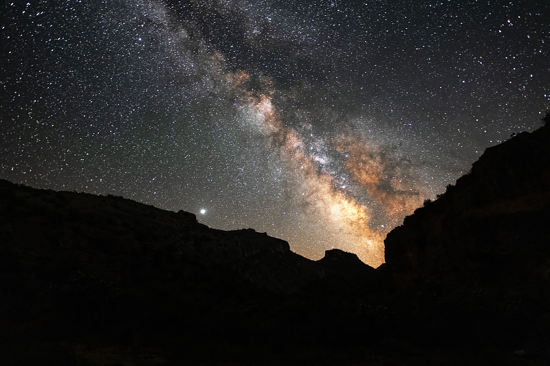 银河系,夜晚,天文学,地形,星系,自然美,明亮,背景聚焦,秘密,深的