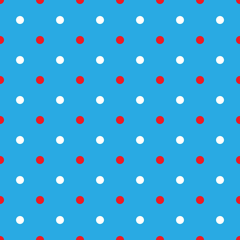 白色,四方连续纹样,红色,圆点,蓝色背景,华丽的,请柬,纺织品,女婴,简单