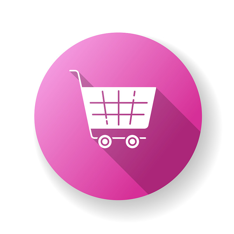 绘画插图,计算机图标,超级市场,购物车,商店,扁平化设计,篮子,符号,粉色,购买