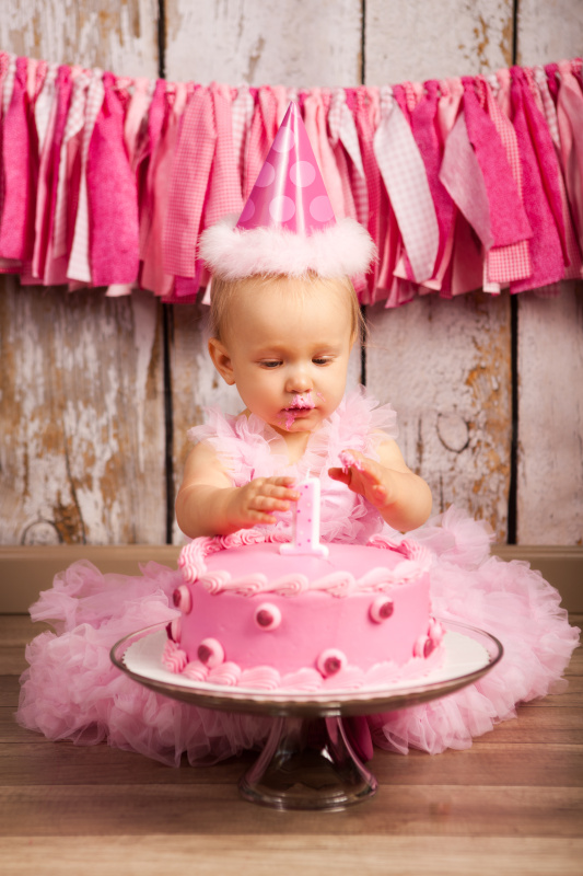 周岁生日会,婴儿,羊毛帽,生日,可爱的,粉色,12到17个月,蛋糕,聚会,庆祝