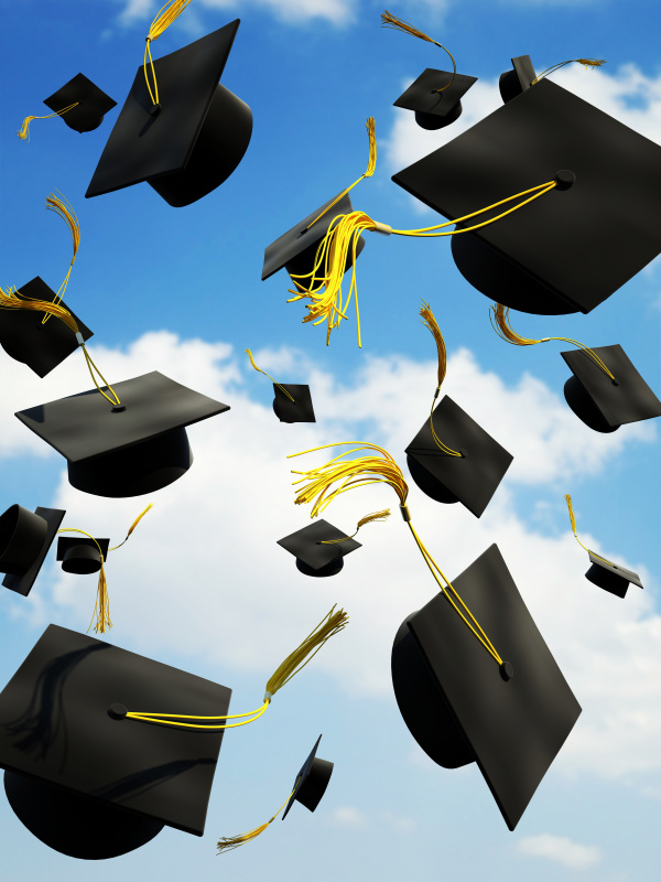 学位帽,毕业礼服,无人,图像,概念和主题,概念,符号,扔,飞,毕业