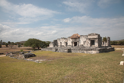 墨西哥图卢姆的古玛雅遗址
