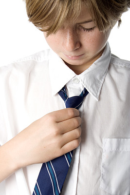 学校的领带