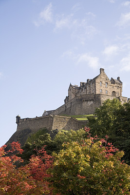 秋天的爱丁堡城堡
