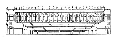 古罗马圆形剧场|仿古建筑插图