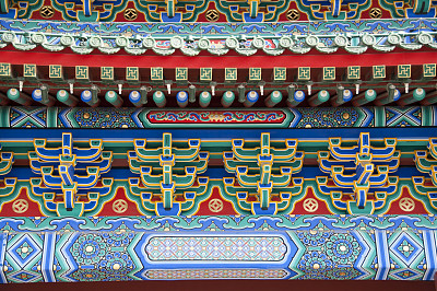 屋顶上的祈年殿图案