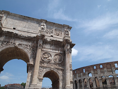 古罗马:君士坦丁拱门和古罗马斗兽场