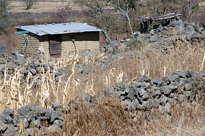 墨西哥土坯房屋