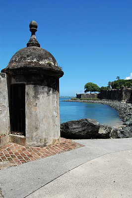 波多黎各圣胡安堡El Morro哨所入口